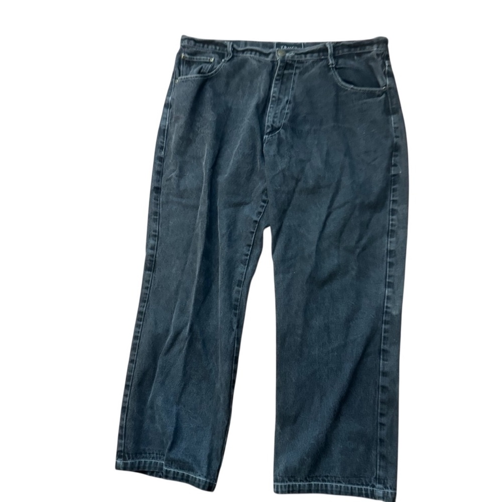 VINTAGE Trust Y2K Jeans Men’s 42x32 Dusty Black Baggy Loose City Boho Classic